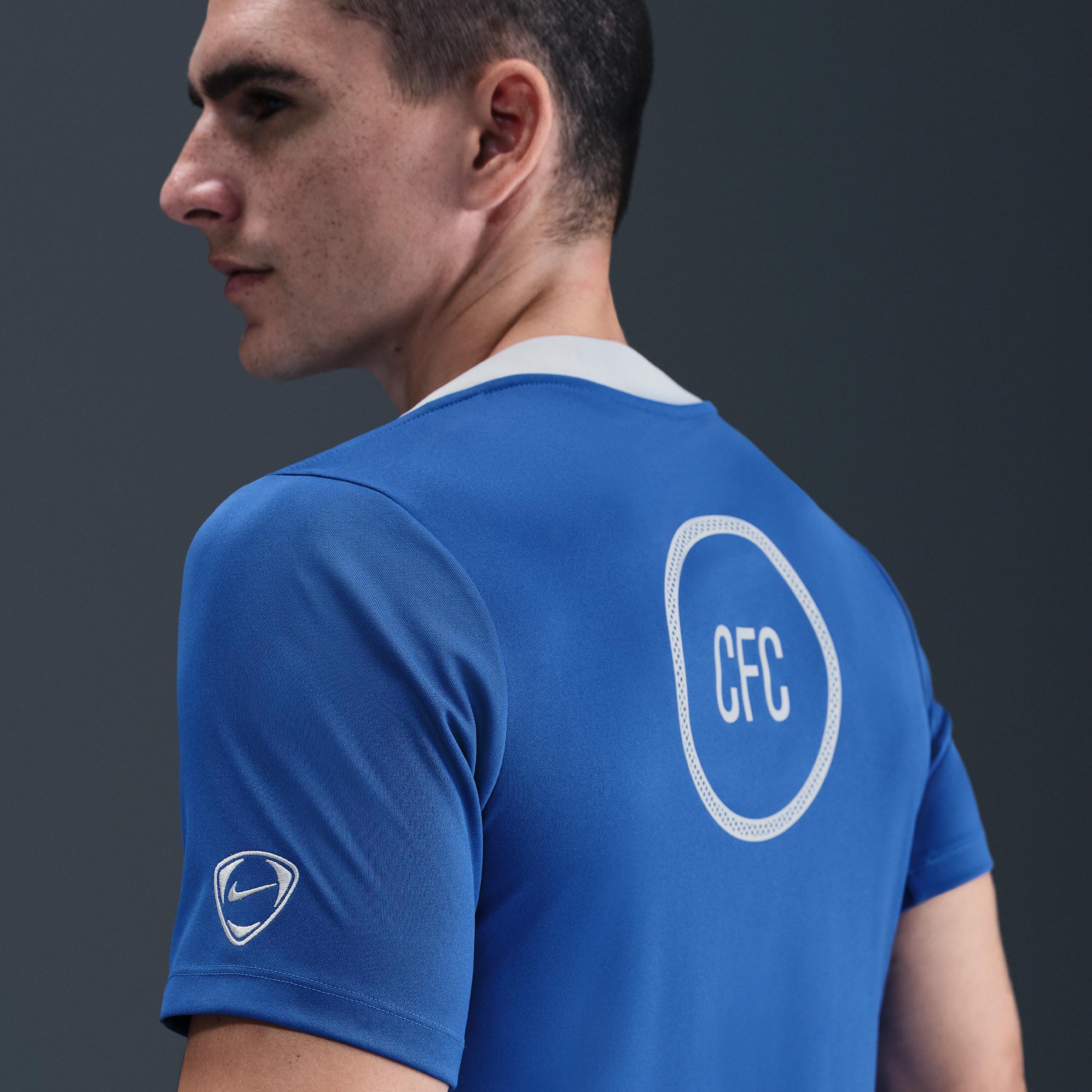 Chelsea FC Academy Pro Third Nike Mens Dri-FIT Total 90 Soccer Pre-Match Top | HM3439-481 Product Image