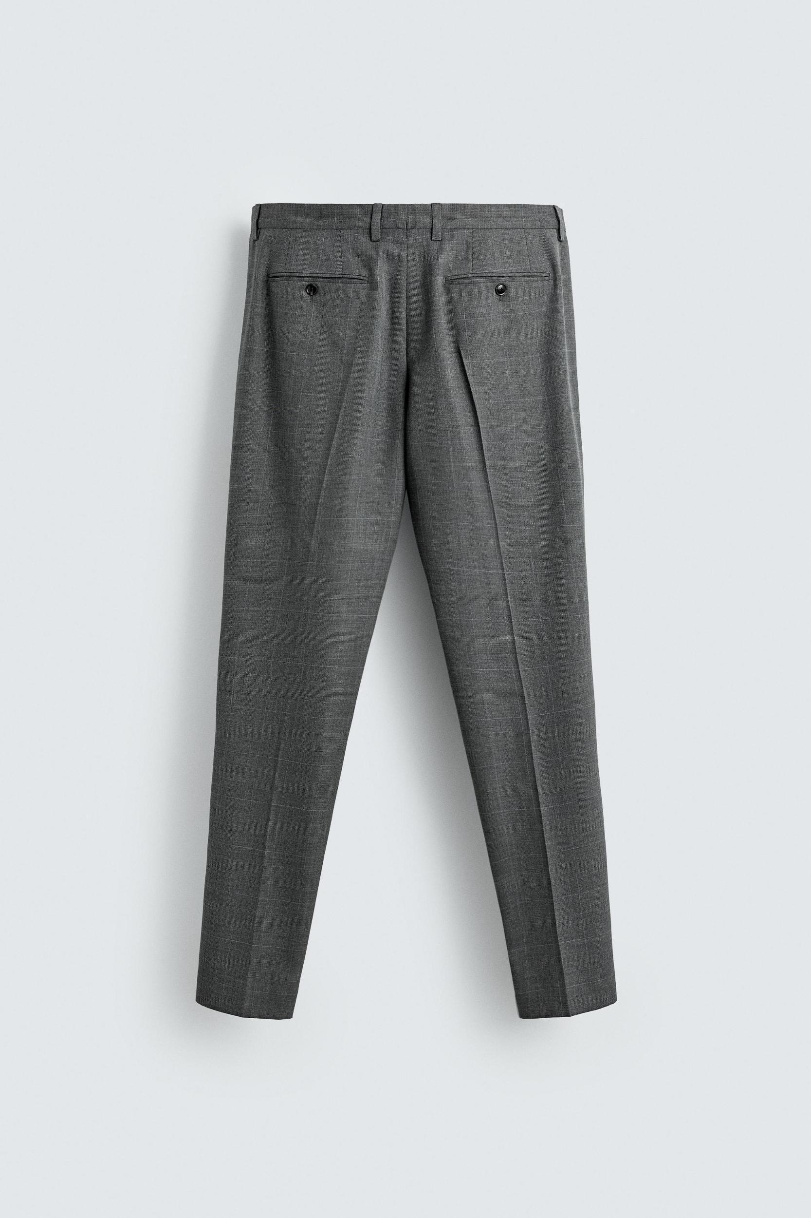 PLAID SUIT PANTS Product Image