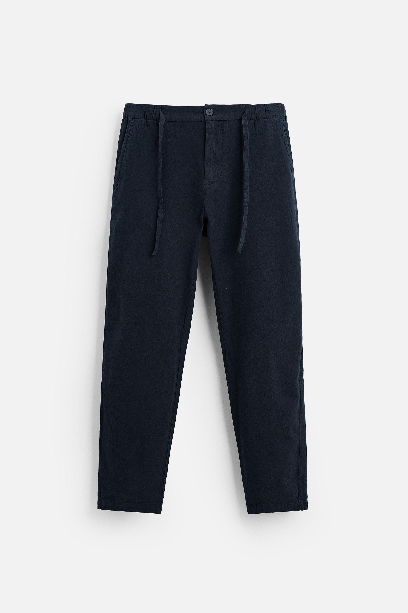 COTTON-LINEN PANTS Product Image