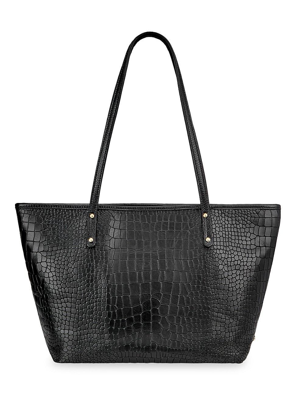 Womens Zip Taylor Leather Tote Product Image