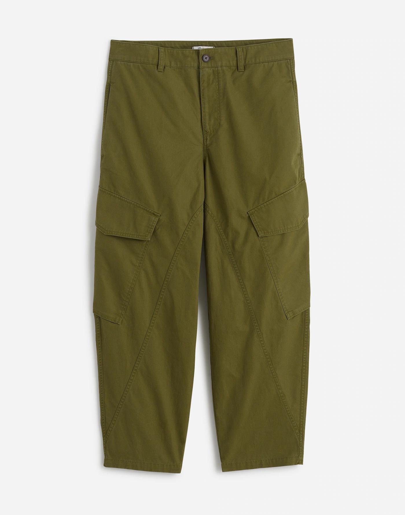 The Tall Barrel-Leg Utility Pant in Garment-Dyed Twill Product Image