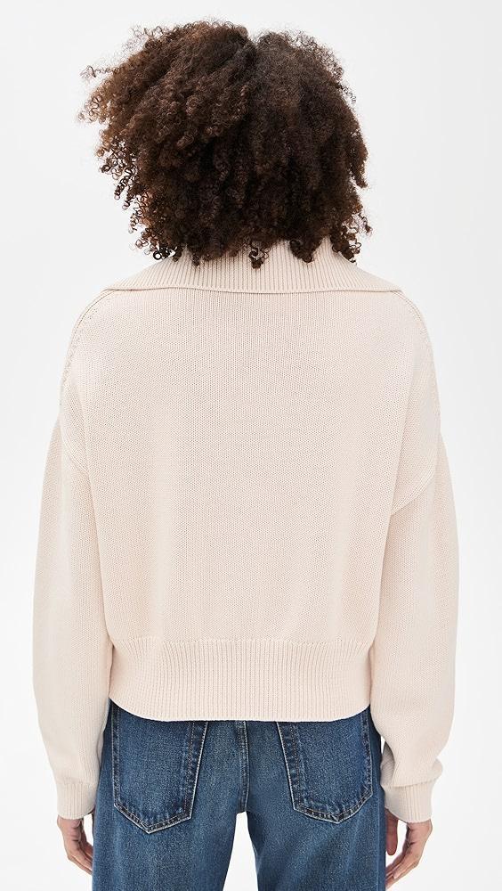 Closed Cropped Troyer Pullover | Shopbop Product Image