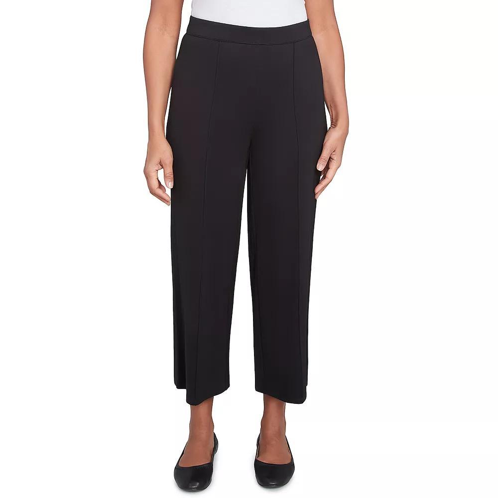 Alfred Dunner Petite Flat-Front Relaxed Ankle Pants, Women's,  Product Image