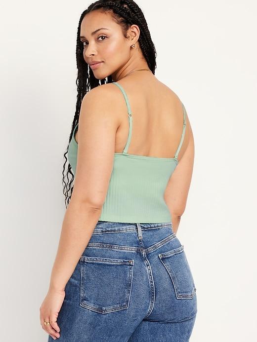 Fitted Ultra-Crop Ribbed Cami Product Image