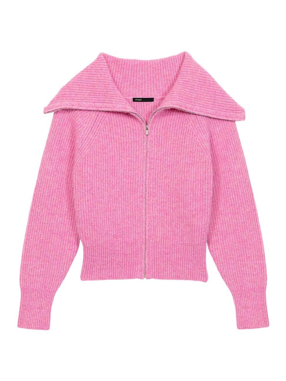 Womens Wool-Blend Cardigan Product Image