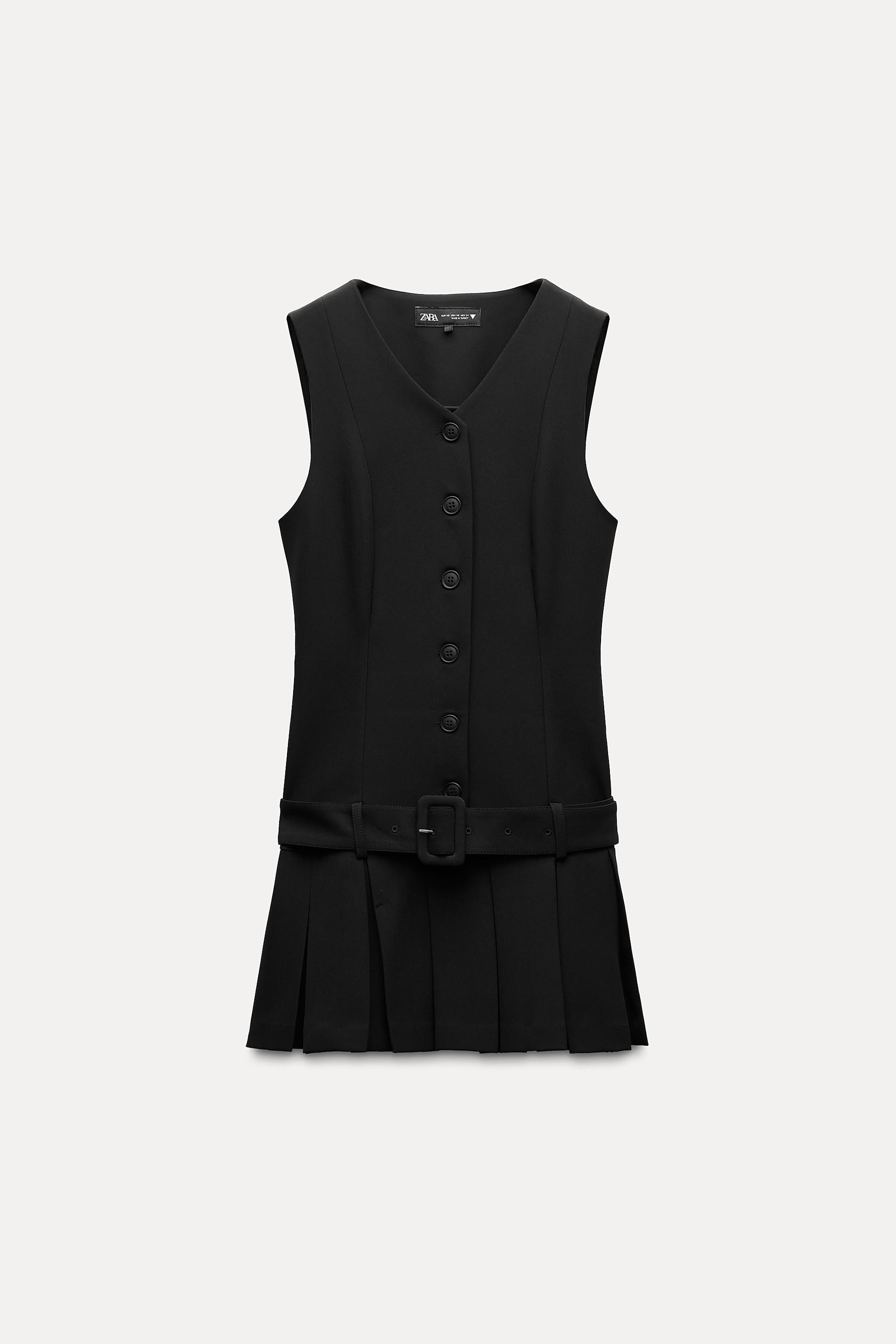 SHORT PLEATED DRESS Product Image