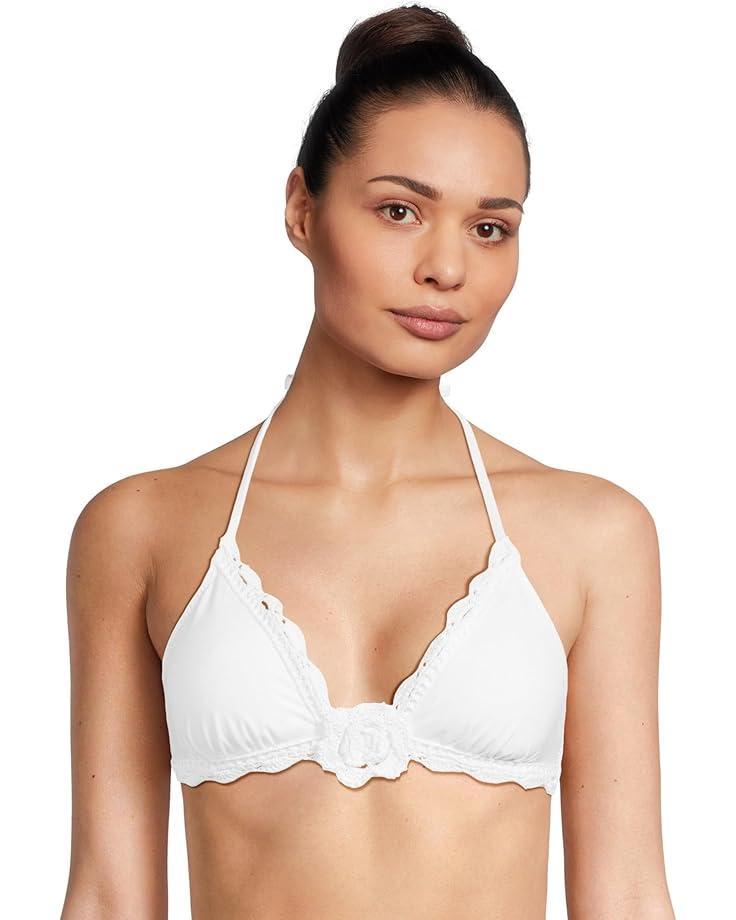 Color Play Crochet Cheryl Triangle Top Product Image