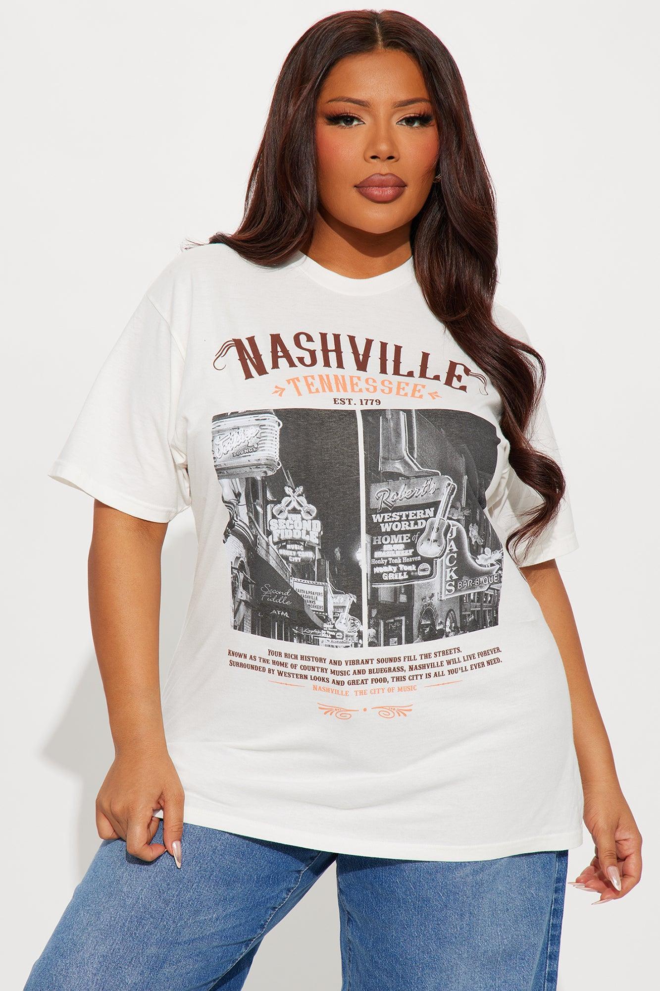 Western World Nashville Graphic Tee - Beige Product Image