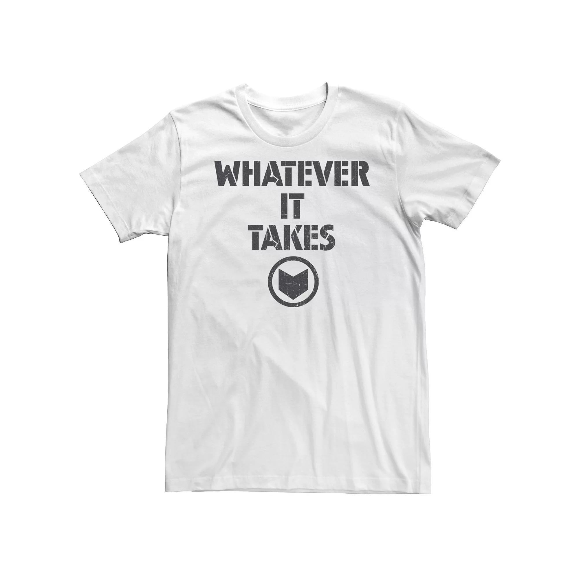 Big & Tall Marvel Avengers Endgame Whatever It Takes Hawkeye Logo Tee, Men's,  Product Image