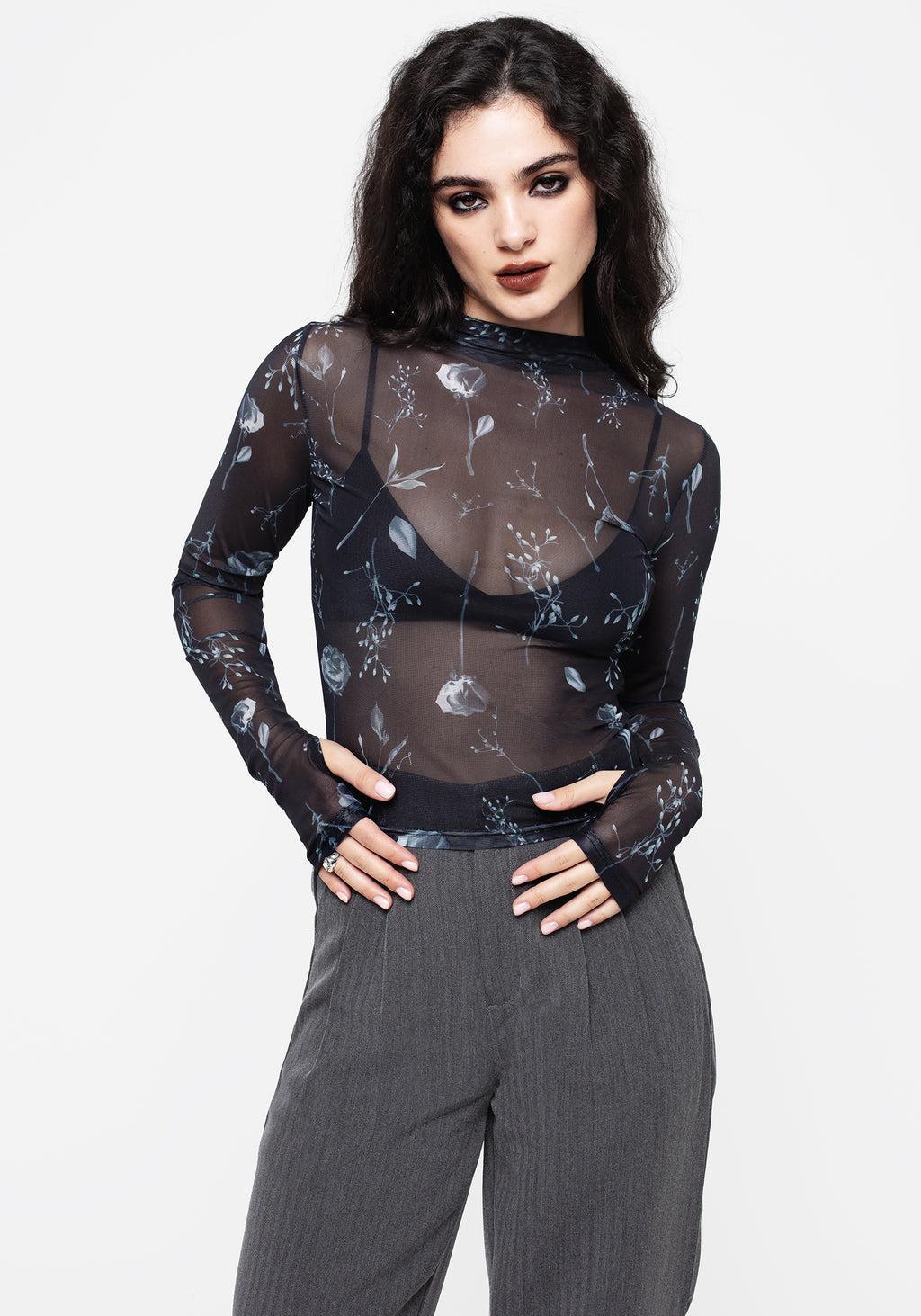 Empathy High Neck Mesh Top Product Image