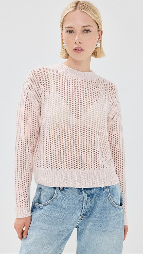 Sablyn Marci Cashmere Pullover with Open Stitch | Shopbop Product Image