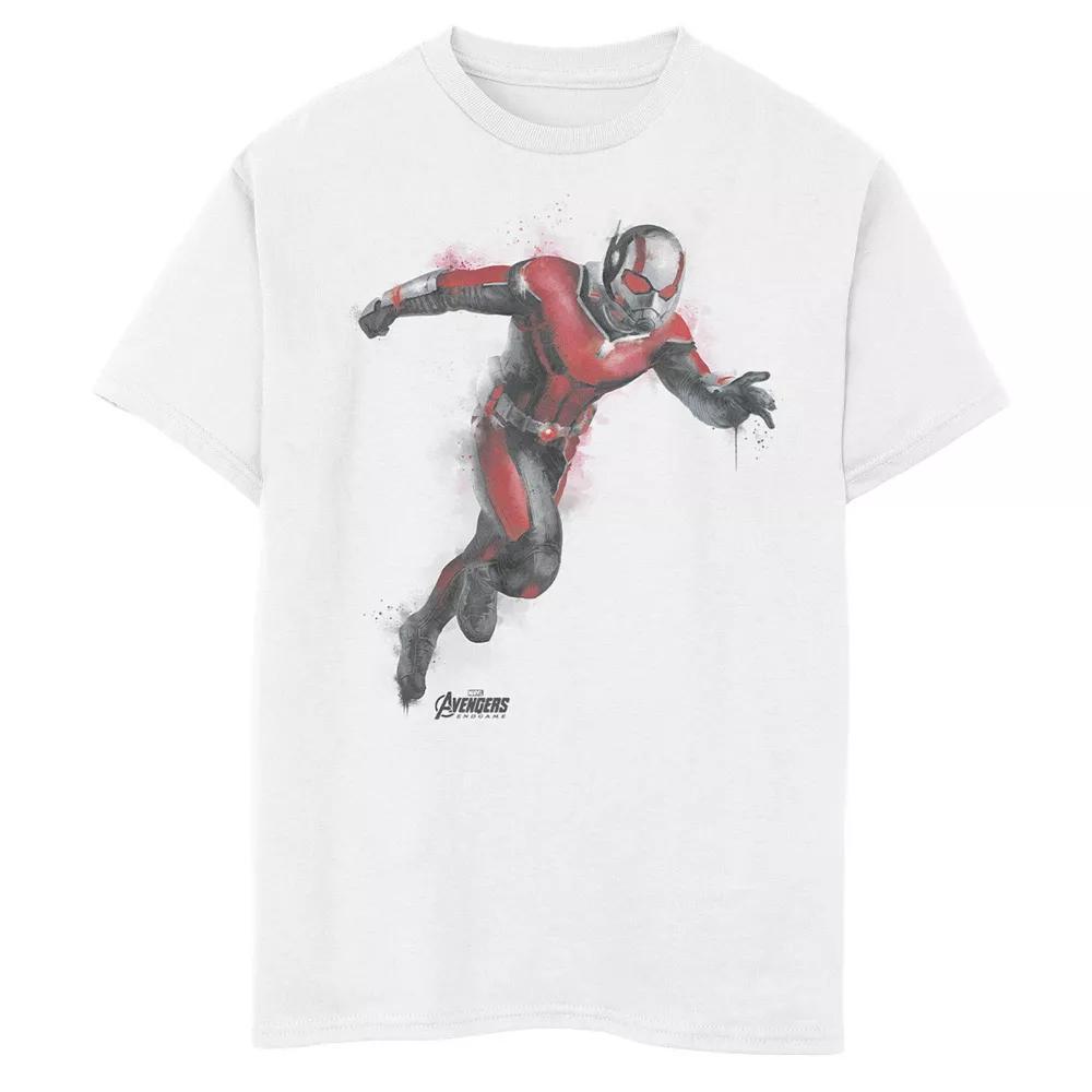 Boys 8-20 Marvel Avengers Endgame Ant-Man Spray Paint Tee, Boy's, Size: XL, White Product Image