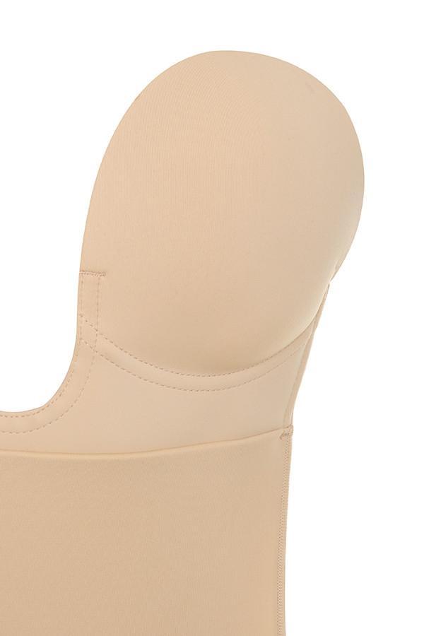  beige plunge self adhesive backless bodysuit Product Image