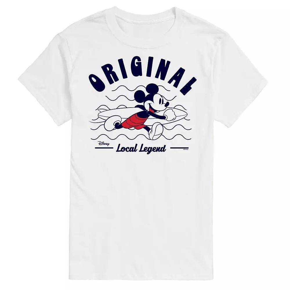 Disney's Mickey Mouse Men's Original Local Legend" Graphic Tee, Size: Medium, White Product Image