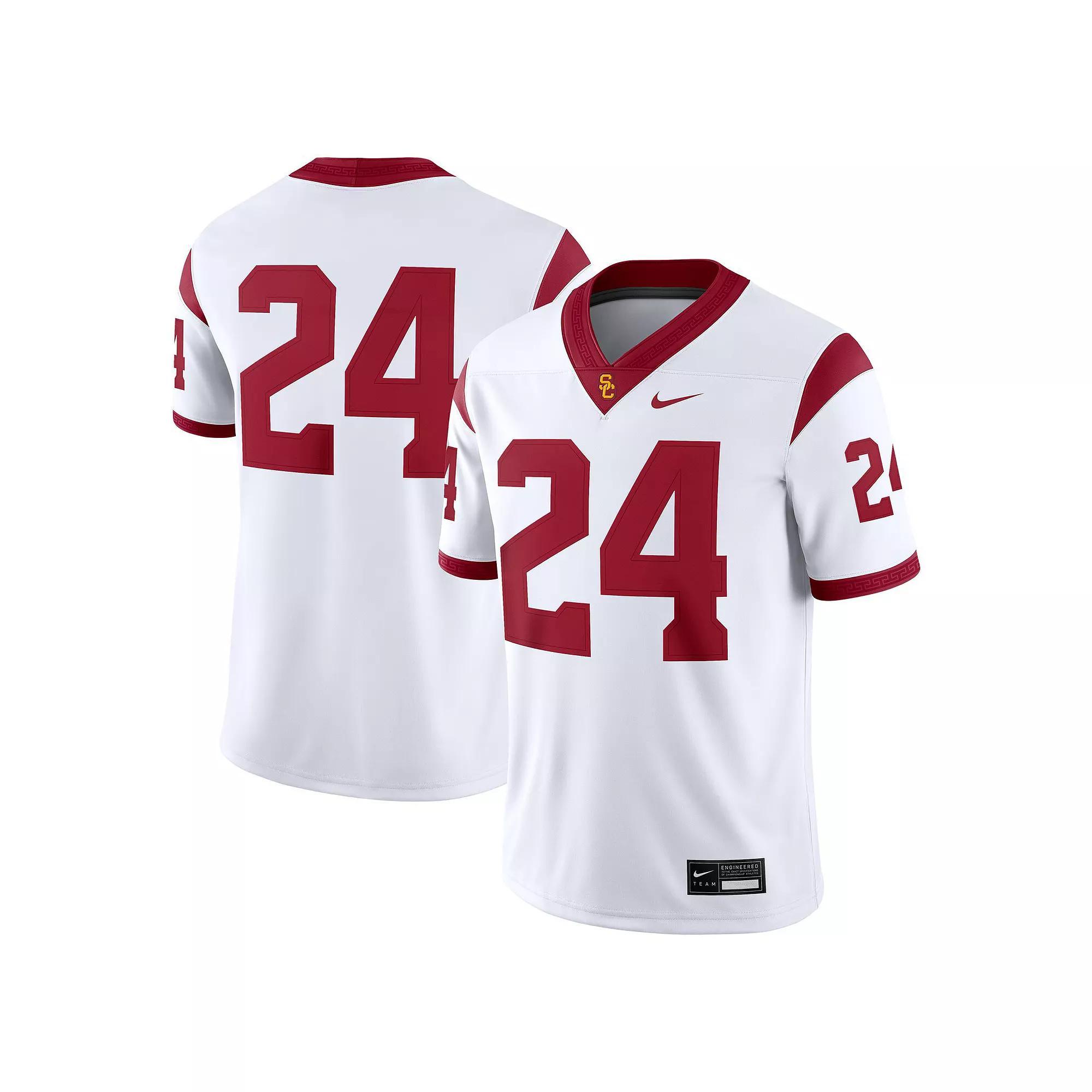 Men's Nike #24 White USC Trojans Game Jersey, Size: Small Product Image