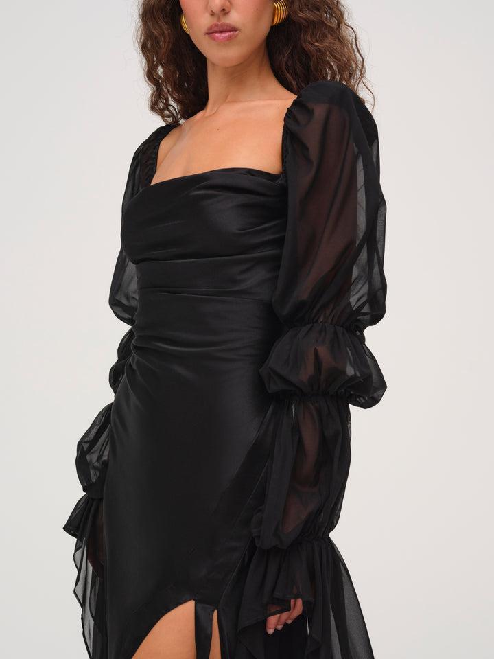 Willow Gown — Black Product Image