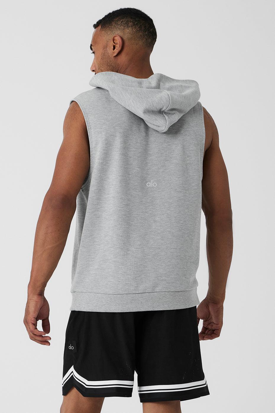 Chill Sleeveless Hoodie - Athletic Heather Grey Product Image