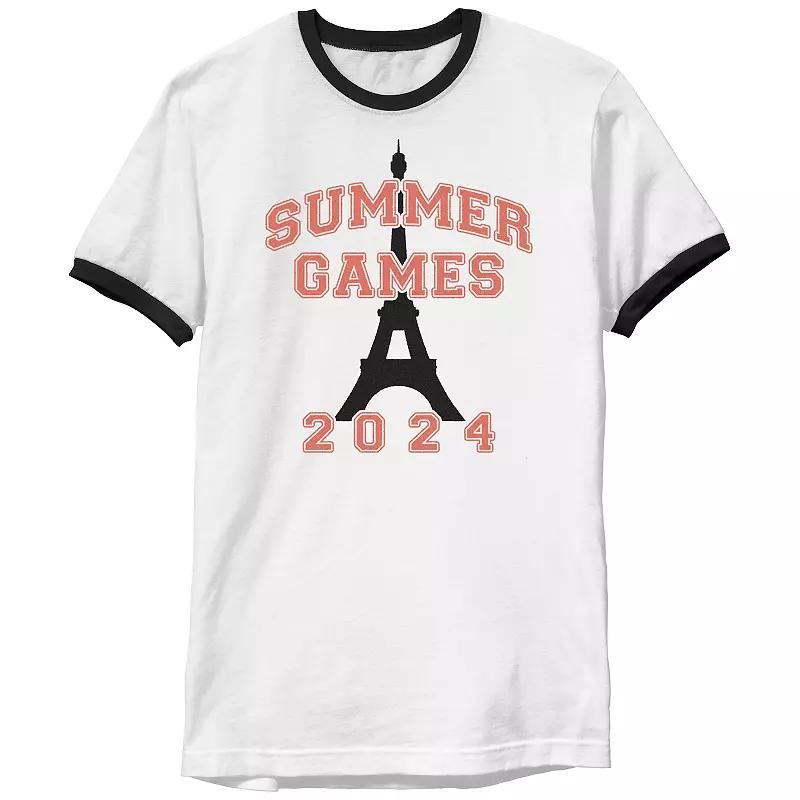 Men's Summer Games 2024 Ringer Graphic Tee,  Product Image