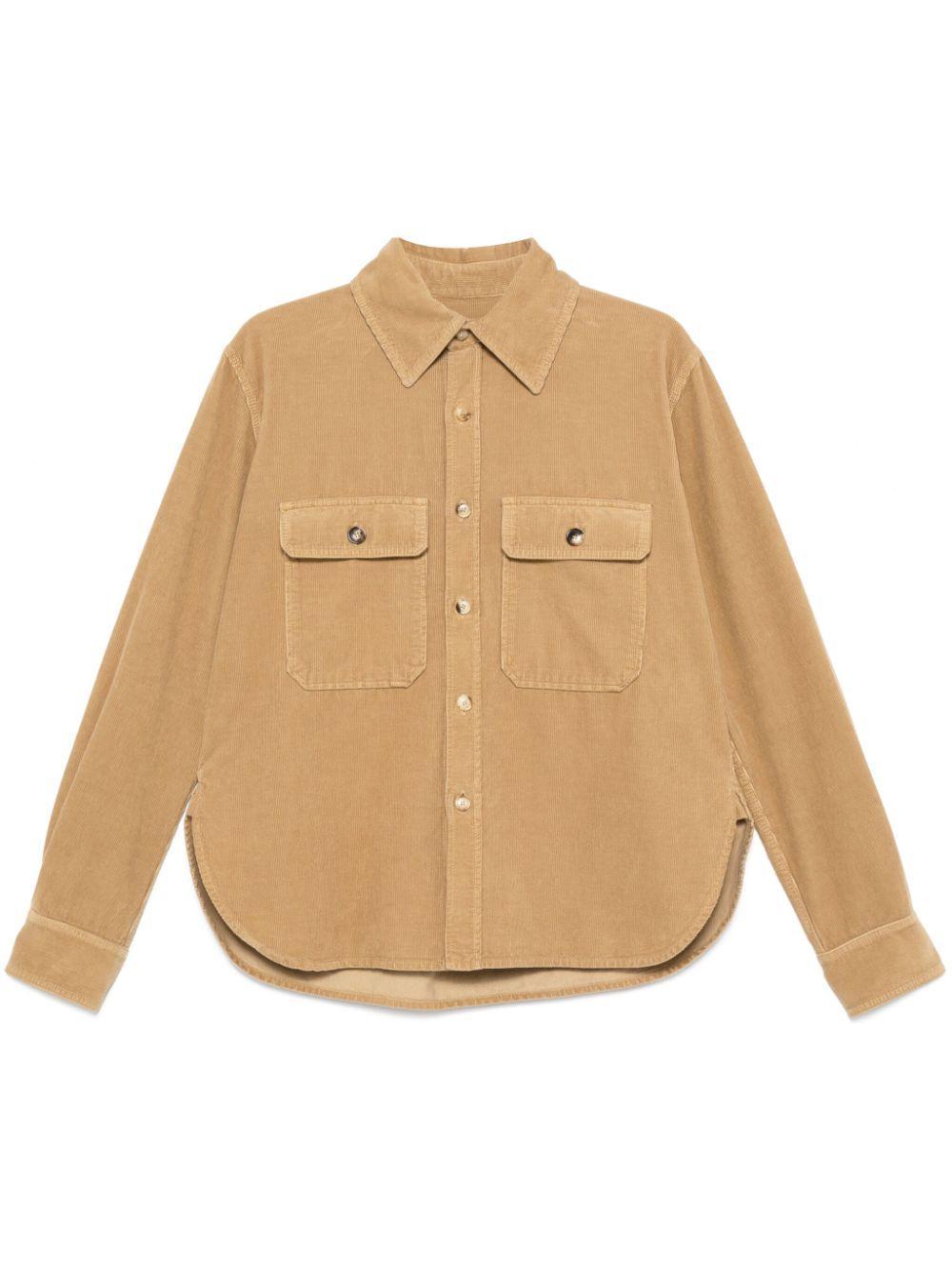 Corduroy Shirt In Neutrals Product Image