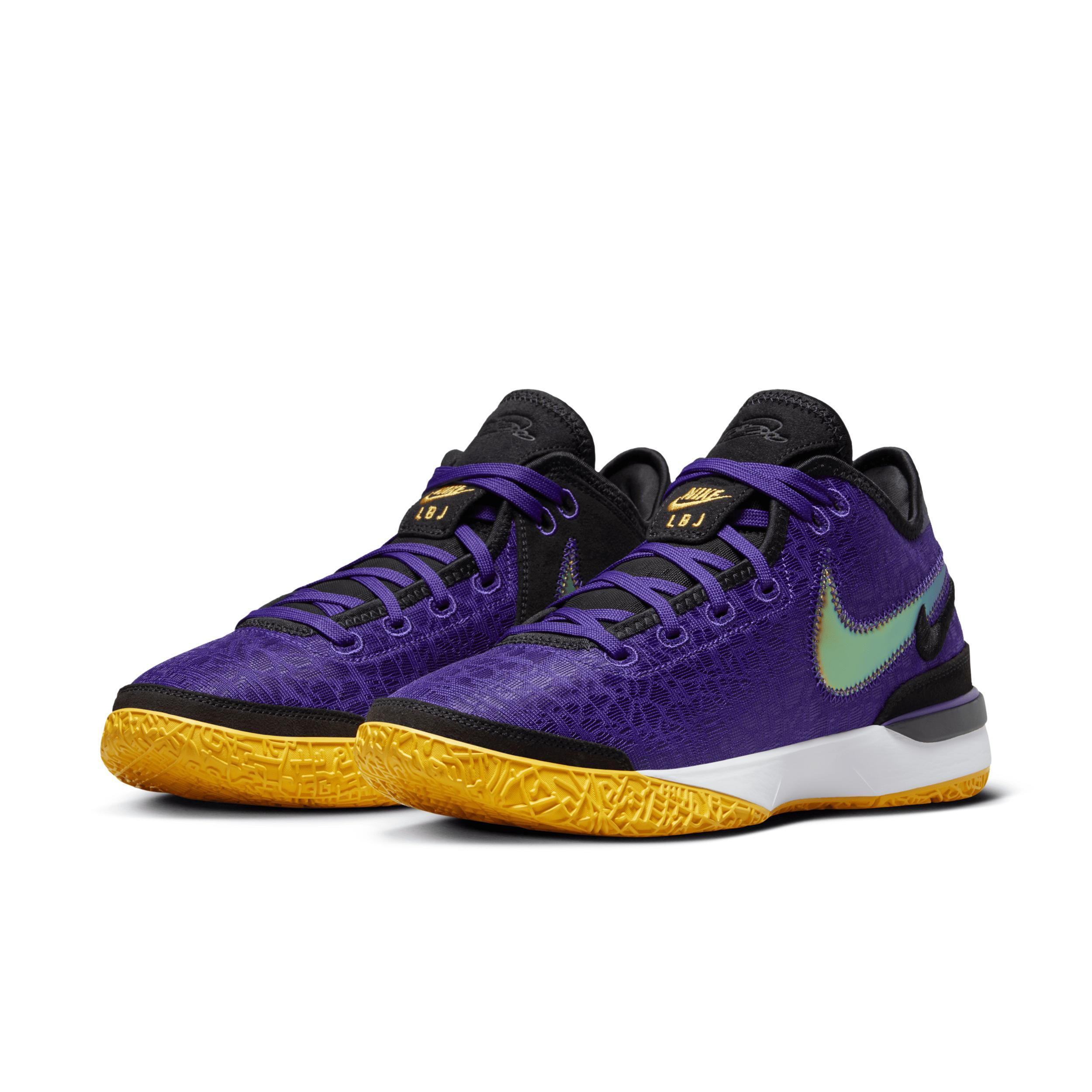 Nike Mens LeBron James Nike Lebron Nexxt Generation - Mens Basketball Shoes Purple/Black Product Image