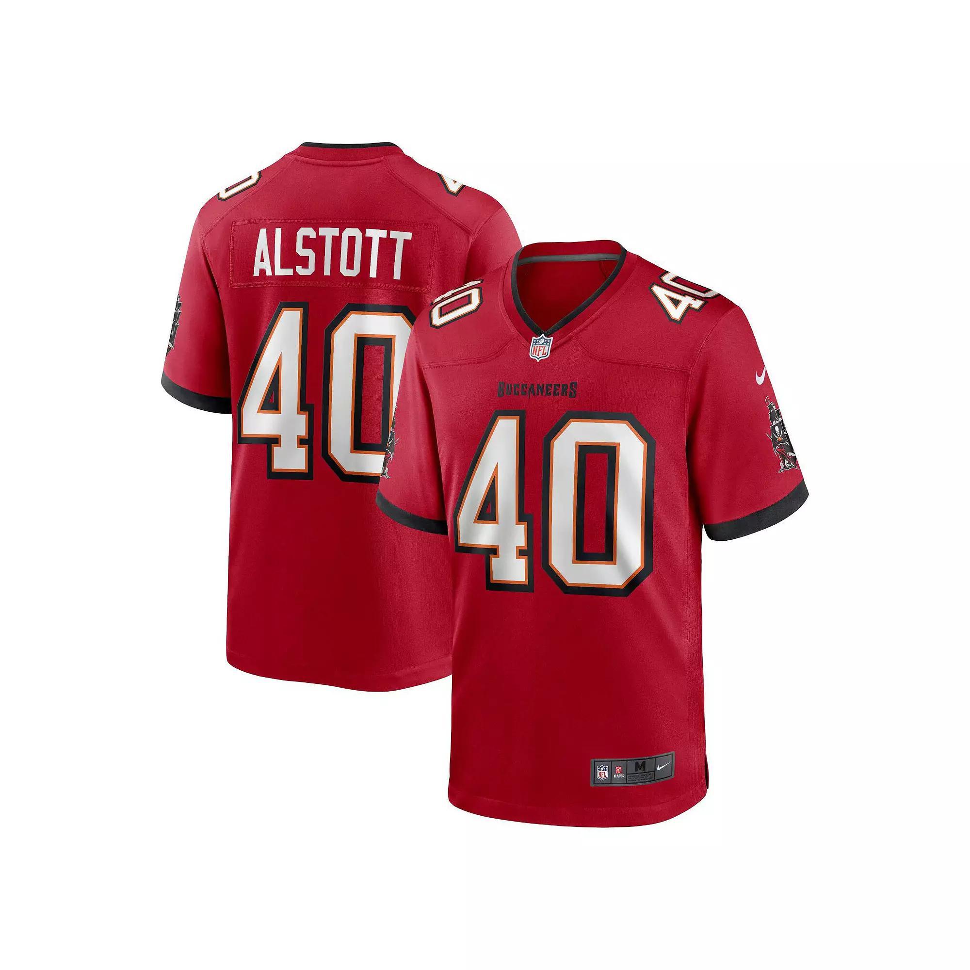 Men's Nike Mike Alstott Red Tampa Bay Buccaneers Retired Player Game Jersey,  Product Image