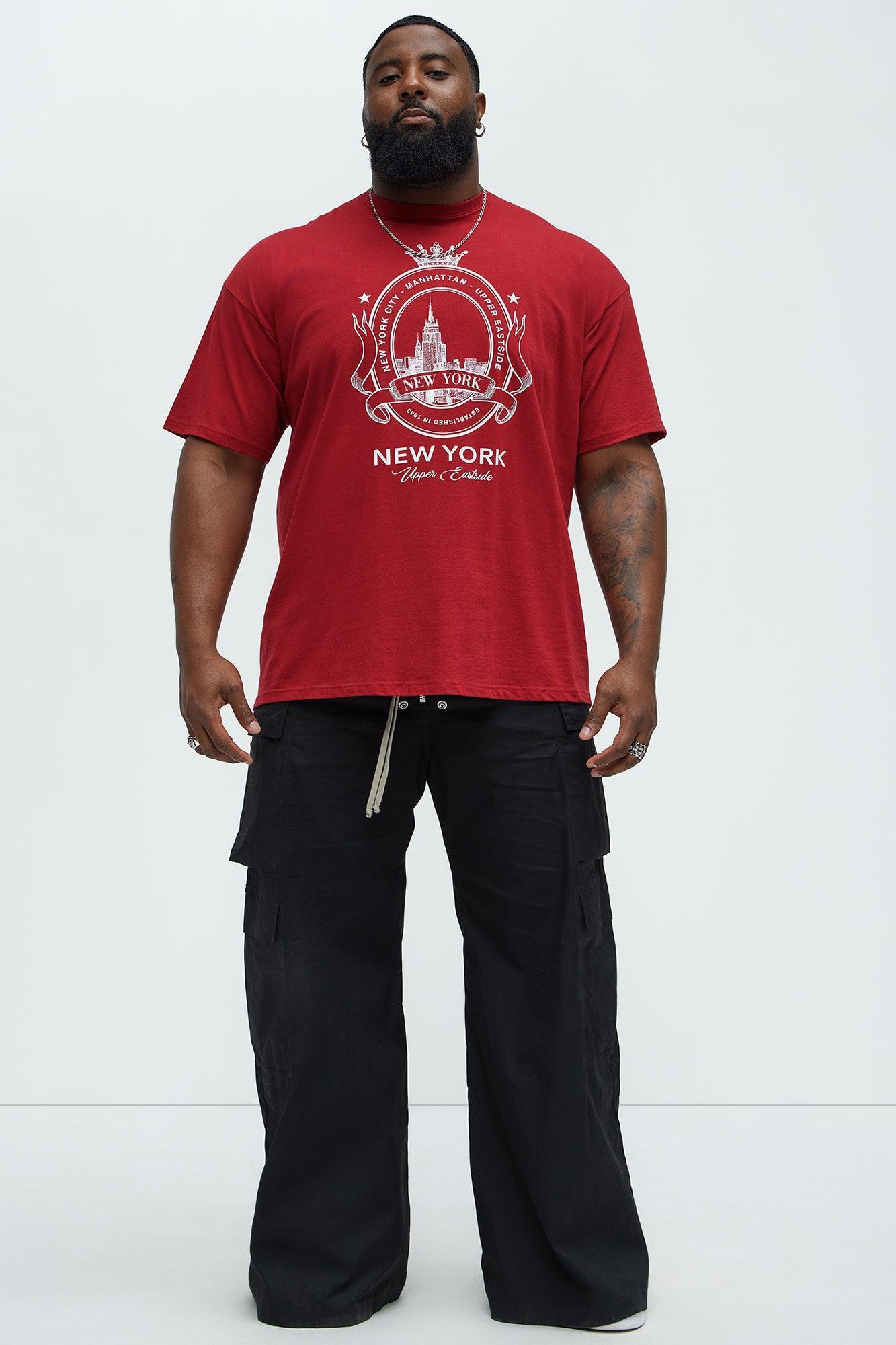 New York Upper Eastside Short Sleeve Tee - Red Product Image