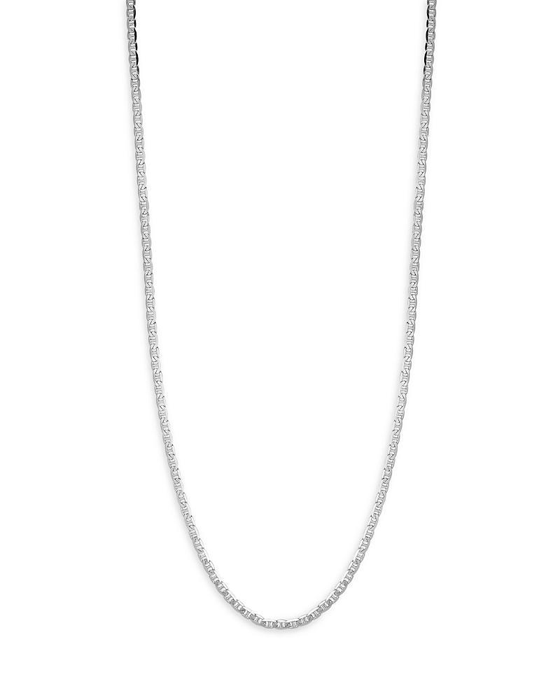 Milanesi And Co Sterling Silver 4mm Mariner Link Chain Necklace, 20 Product Image