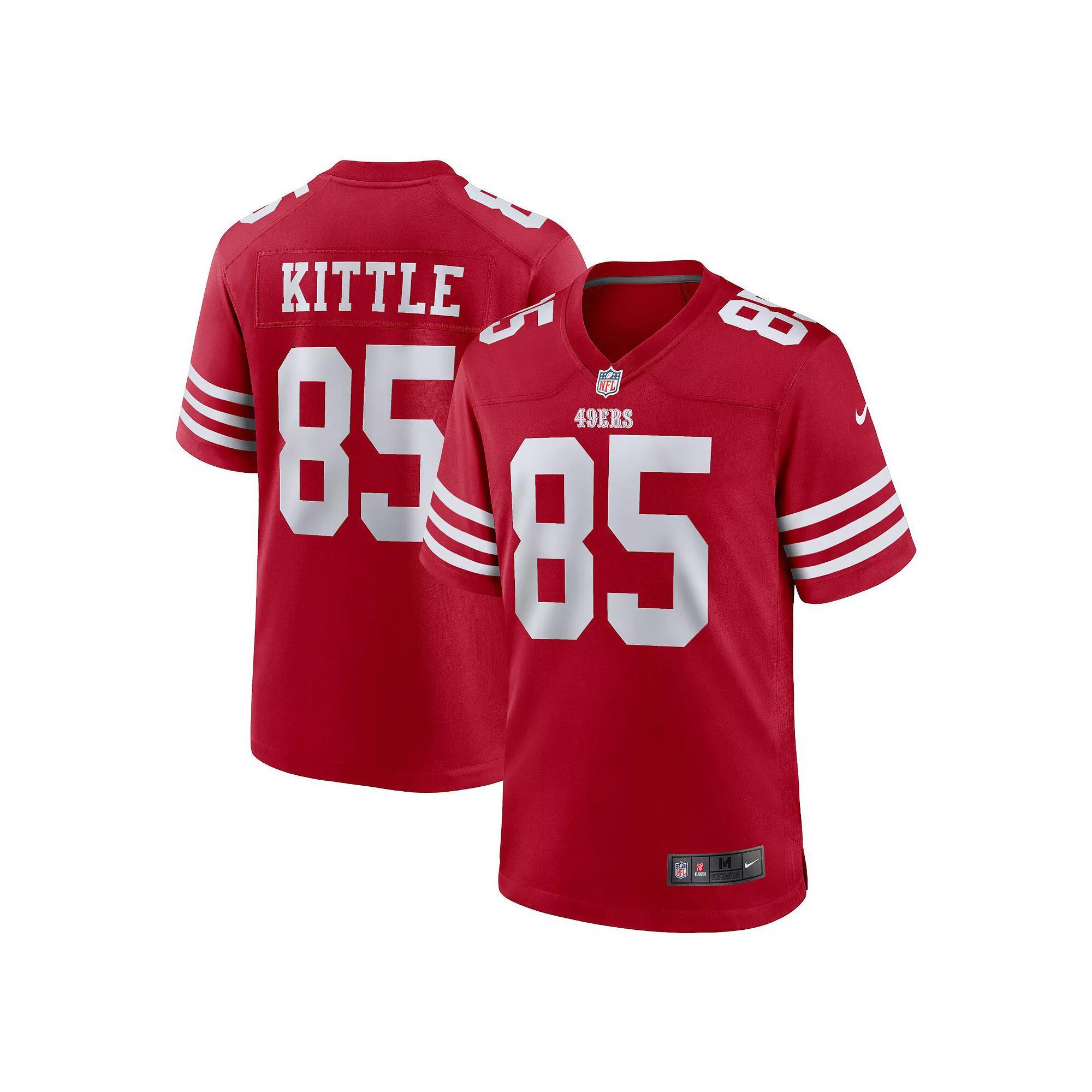 Nike Mens NFL San Francisco 49ers (George Kittle) Game Football Jersey | 67NMSAGH9BF-00D Product Image
