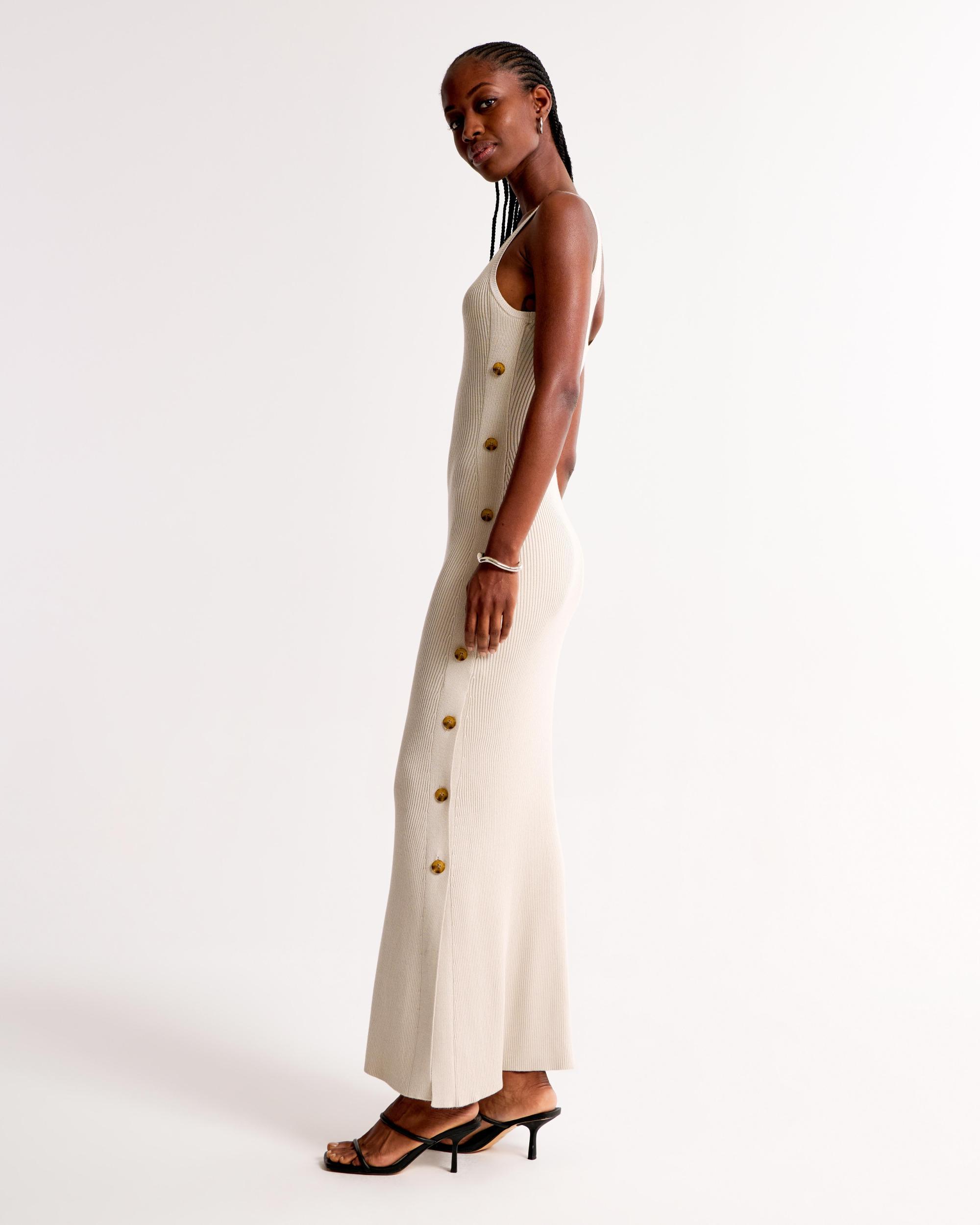 Scoopneck Maxi Sweater Dress Product Image