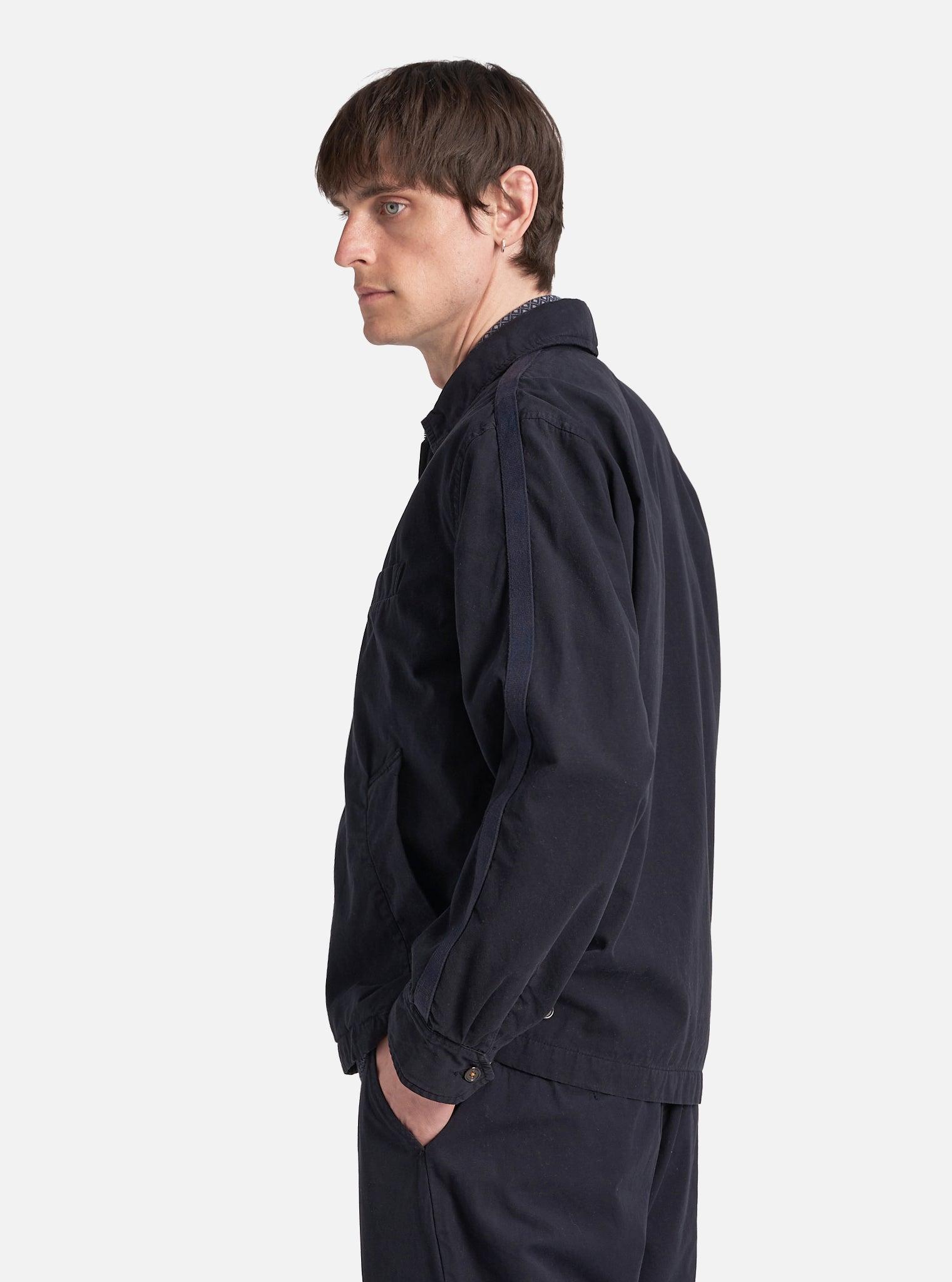 Navy Summer Canvas Windcheater Jacket Product Image