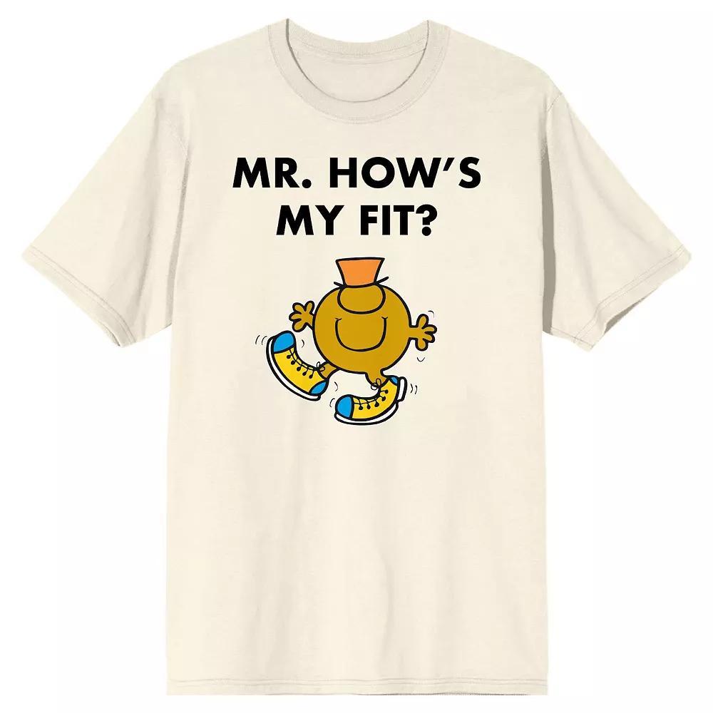 Men's Mr. Men And Little Miss Meme "Mr. How's My Fit" Graphic Tee,  Product Image