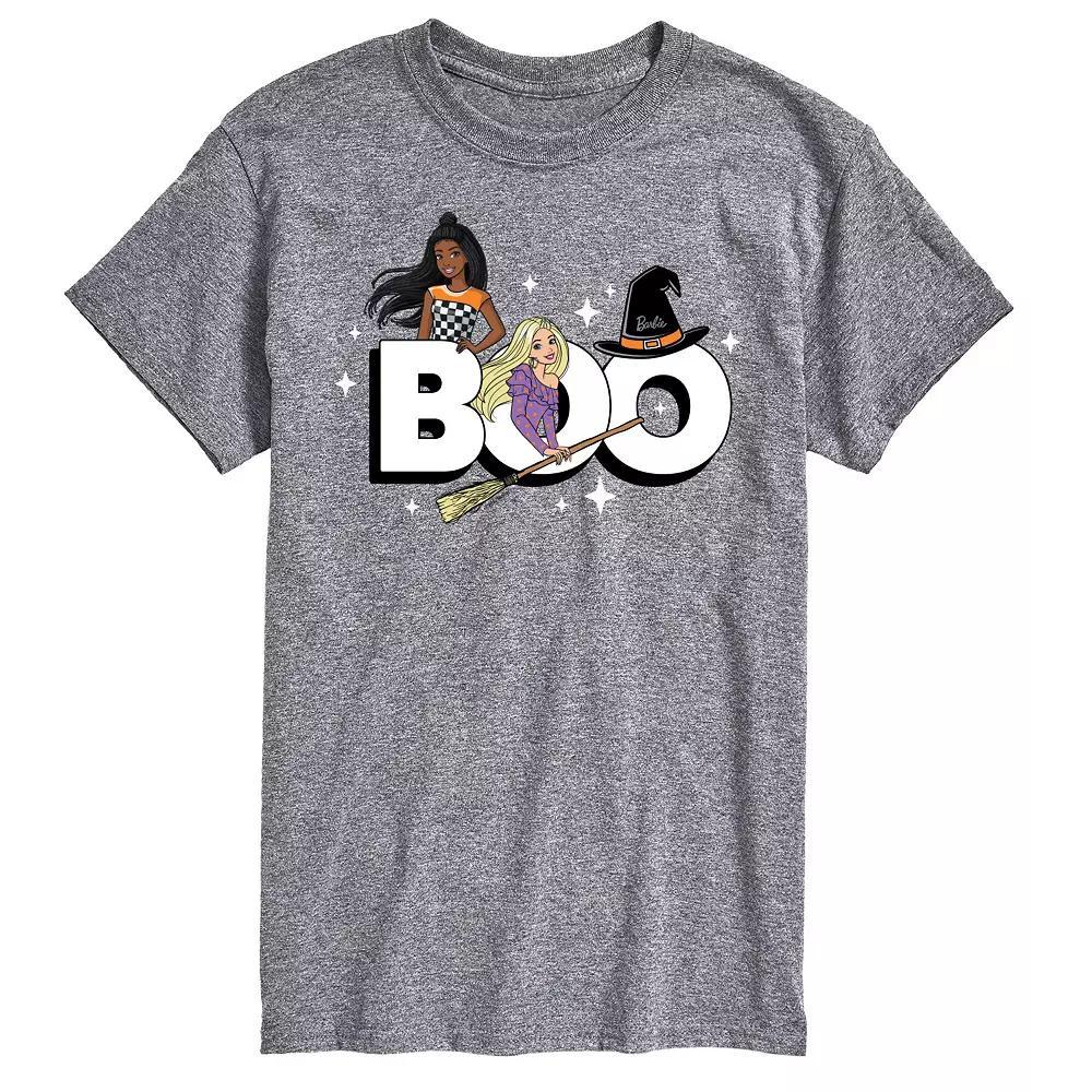 Big & Tall Barbie® Boo Barbie® Girls Graphic Tee, Men's, Size: XL Tall, Gray Product Image