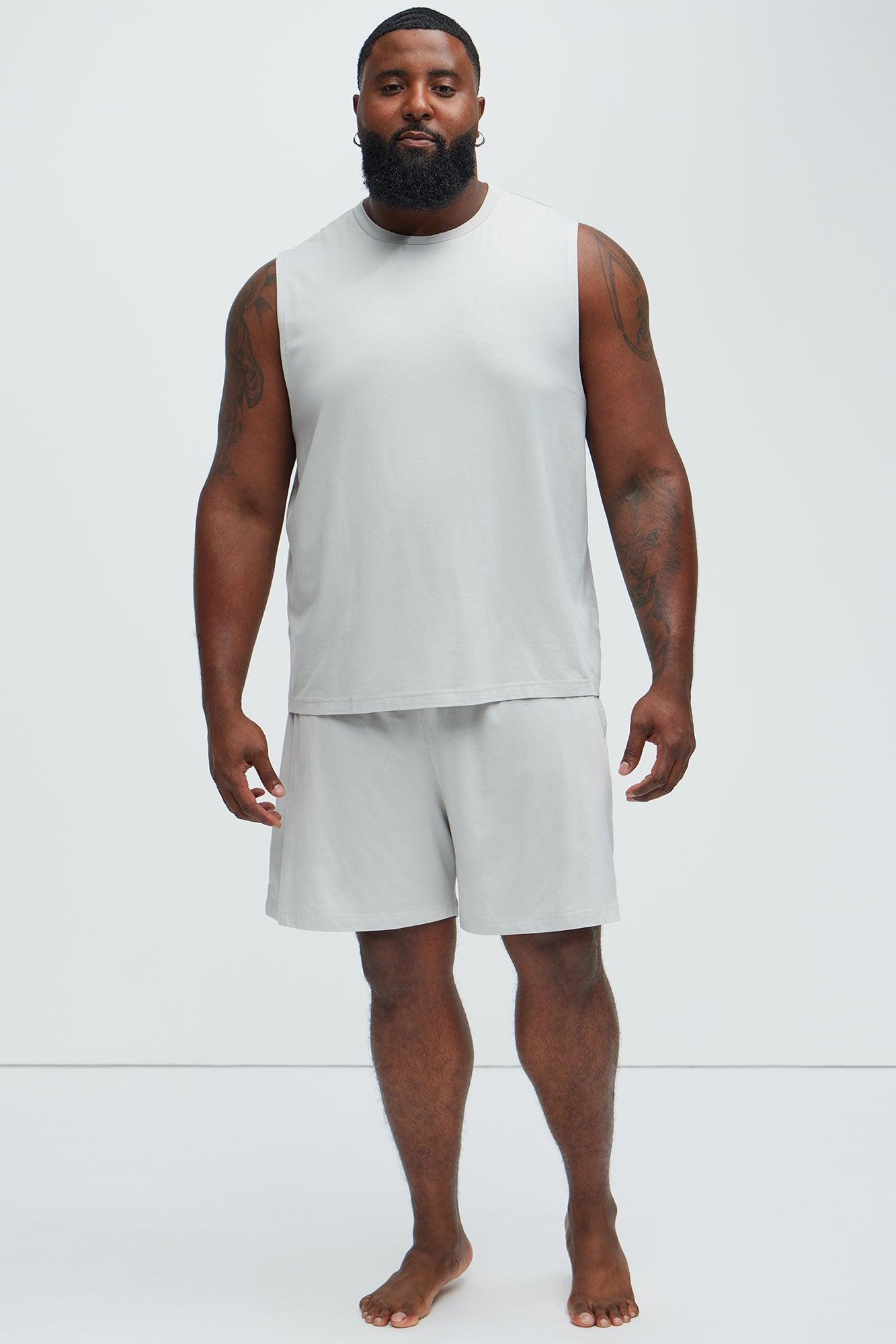 Essential Modal Lounge Shorts - Grey Product Image