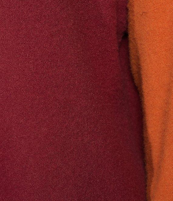 Moa Moa Long Sleeve Color Block Tunic Sweater Product Image