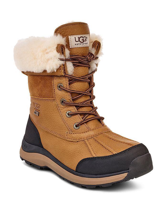 Womens Adirondack III Faux Shearling-Lined Leather Boots Product Image