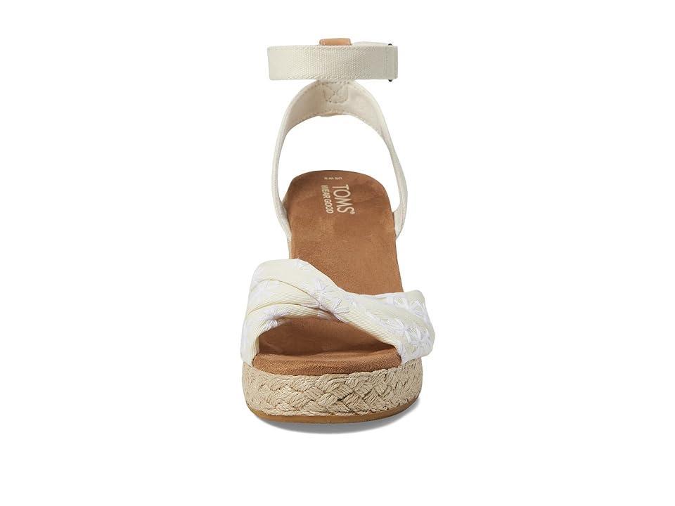 TOMS Marisela (Natural Embroidered Floral) Women's Shoes Product Image