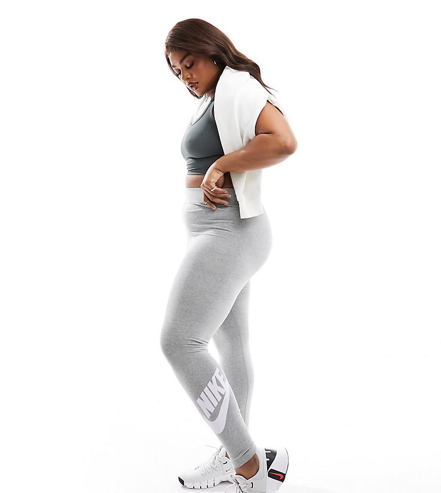 Womens Nike Sportswear Essential High-Waisted Leggings (Plus Size) Product Image