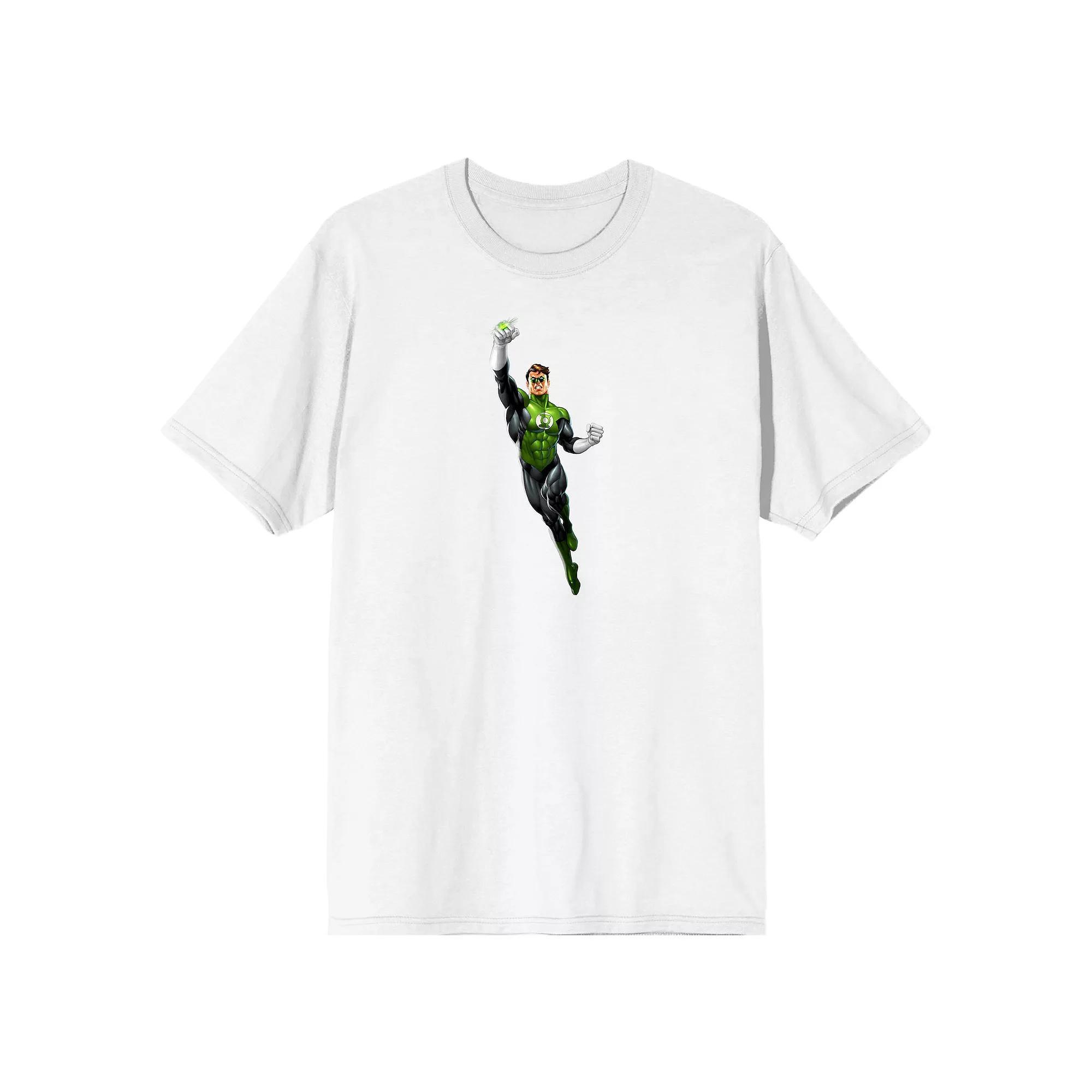 Men's Green Lantern Superhero Power Pose Tee,  Product Image