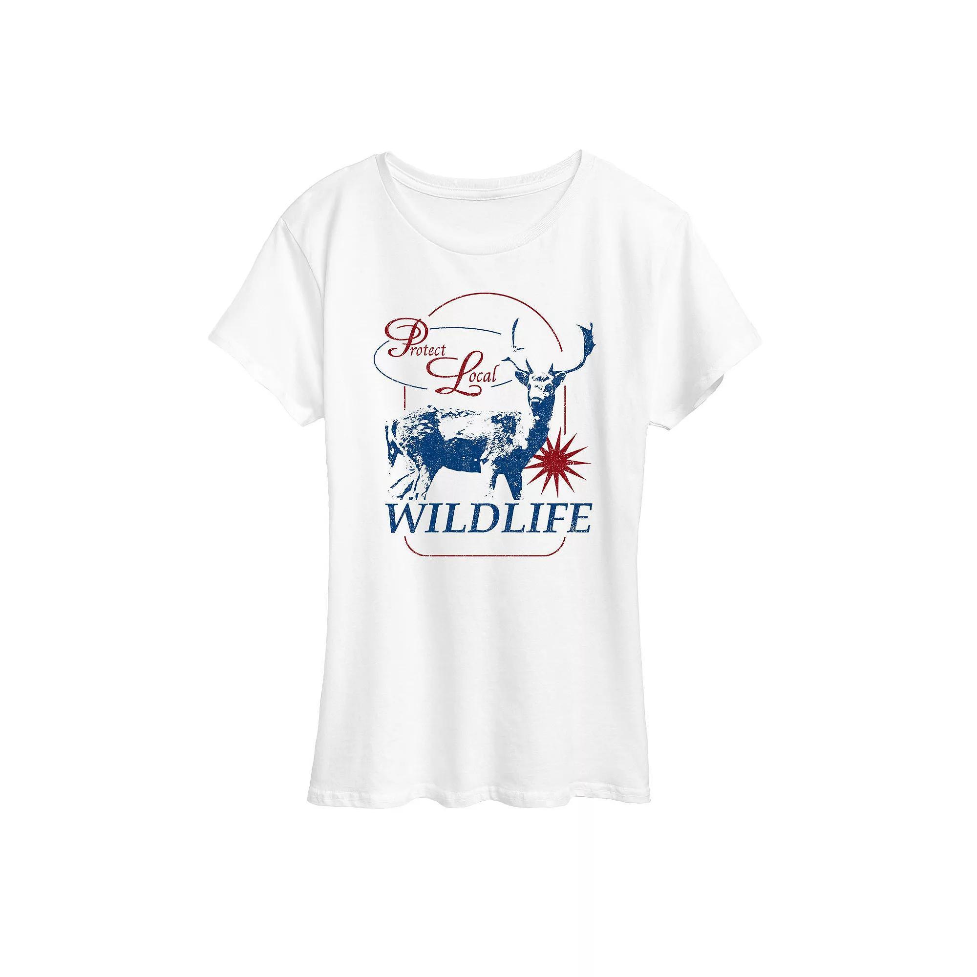 Women's Protect Local Wildlife Graphic Tee, Girl's,  Product Image