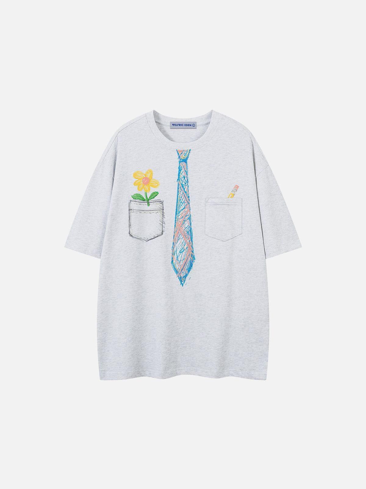 Aelfric Eden Graffiti Necktie Tee Product Image