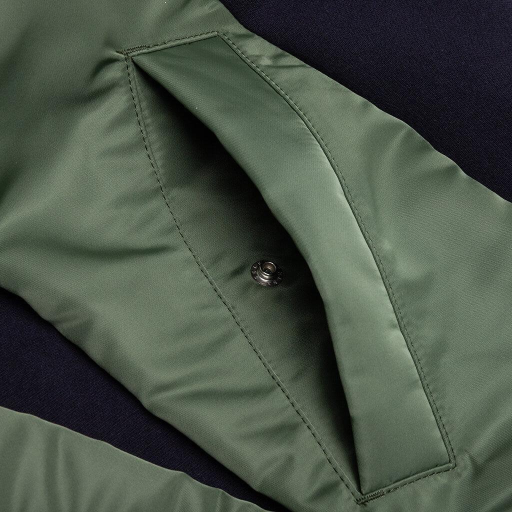 Sponge Sweat x MA-1 Hoodie 212 - Navy/Khaki Male Product Image