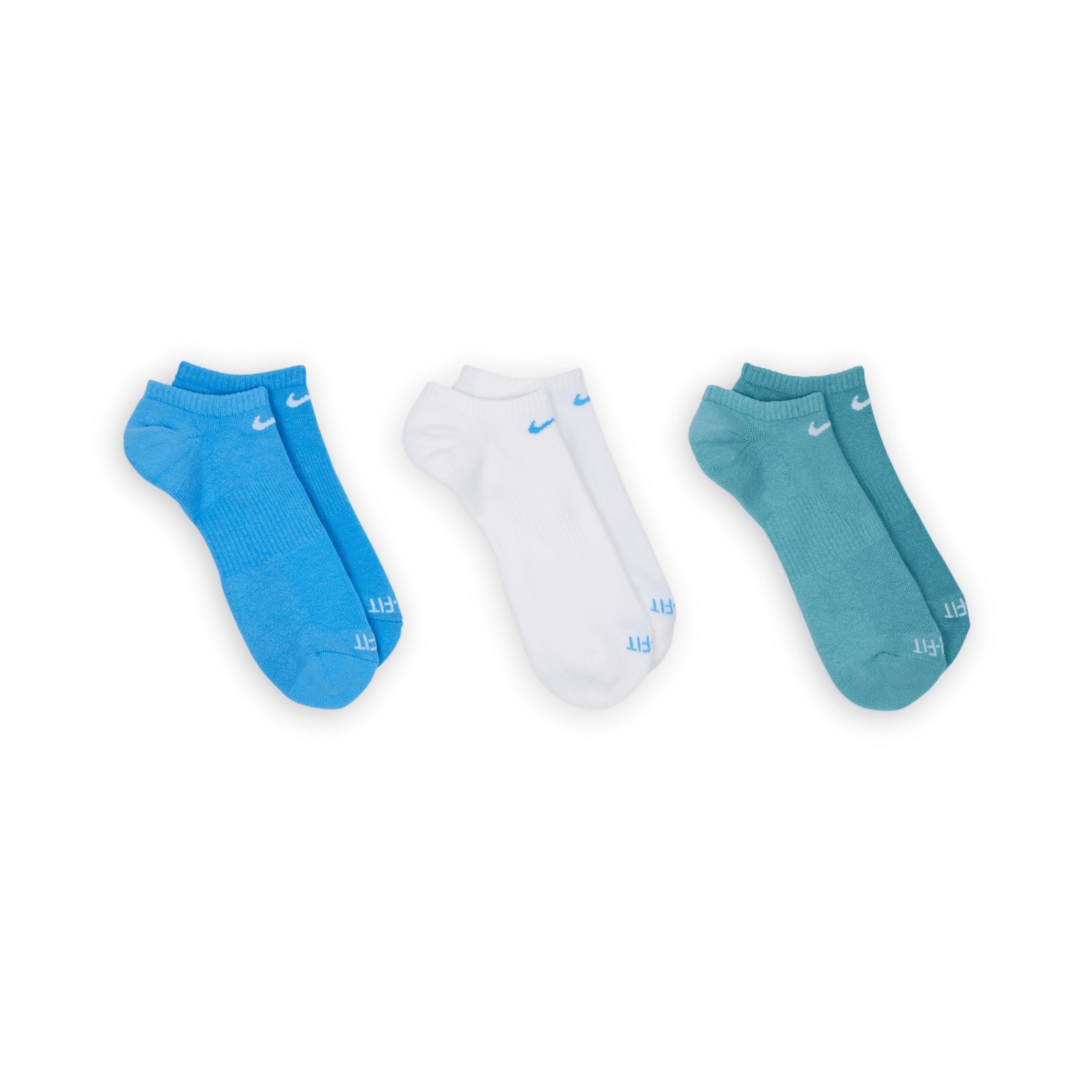 Nike Unisex Everyday Plus Cushion Training No-Show Socks (3 Pairs) Product Image