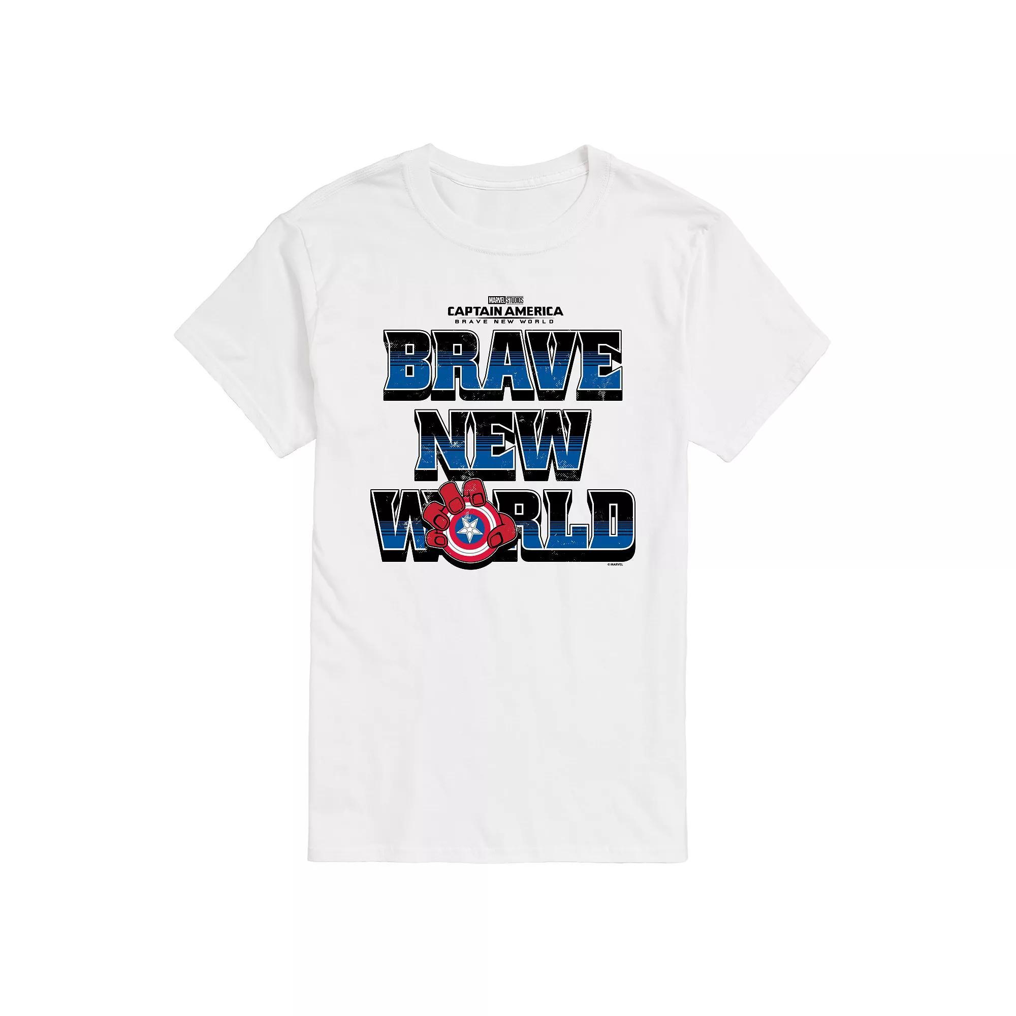 Men's Marvel Captain America Brave New World Graphic Tee,  Product Image