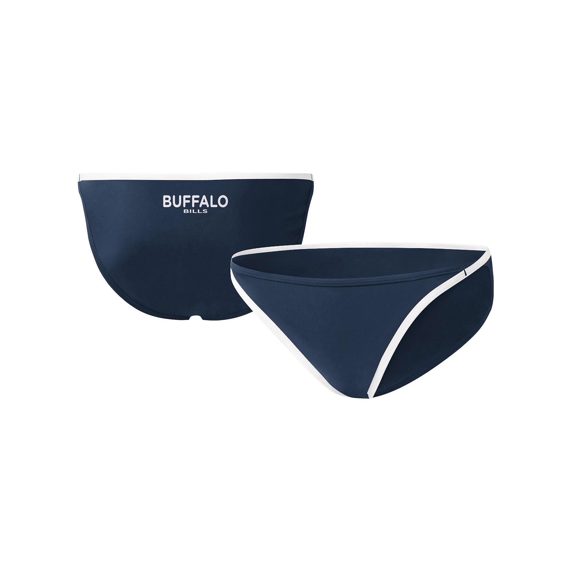 Women's G-III 4Her by Carl Banks Black Kansas City Chiefs Play Action Bikini Bottom,  Product Image