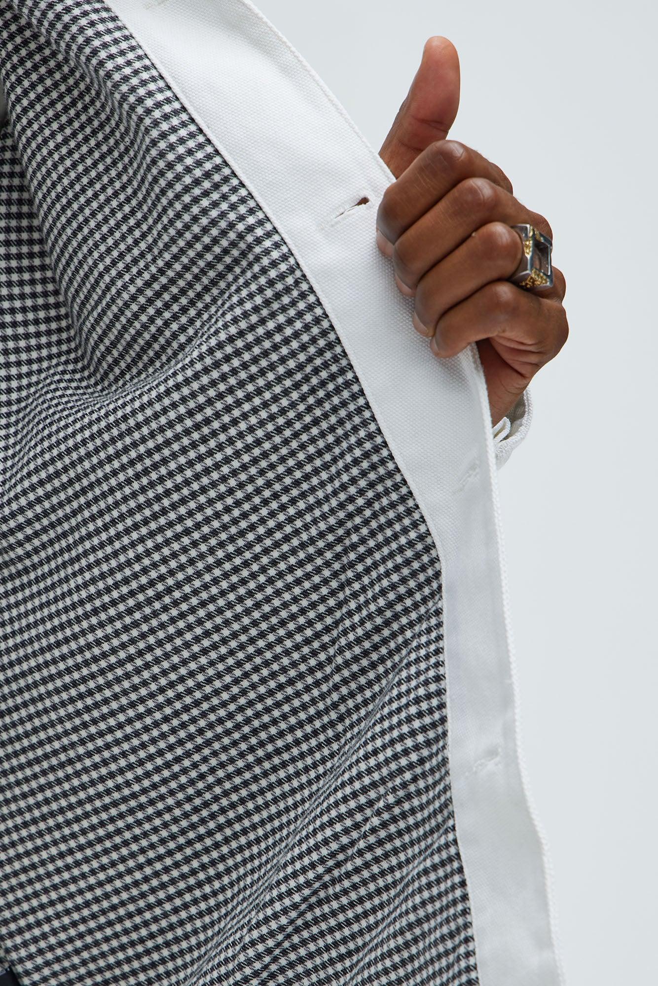 Alexander Utility Canvas Chore Jacket - White Product Image