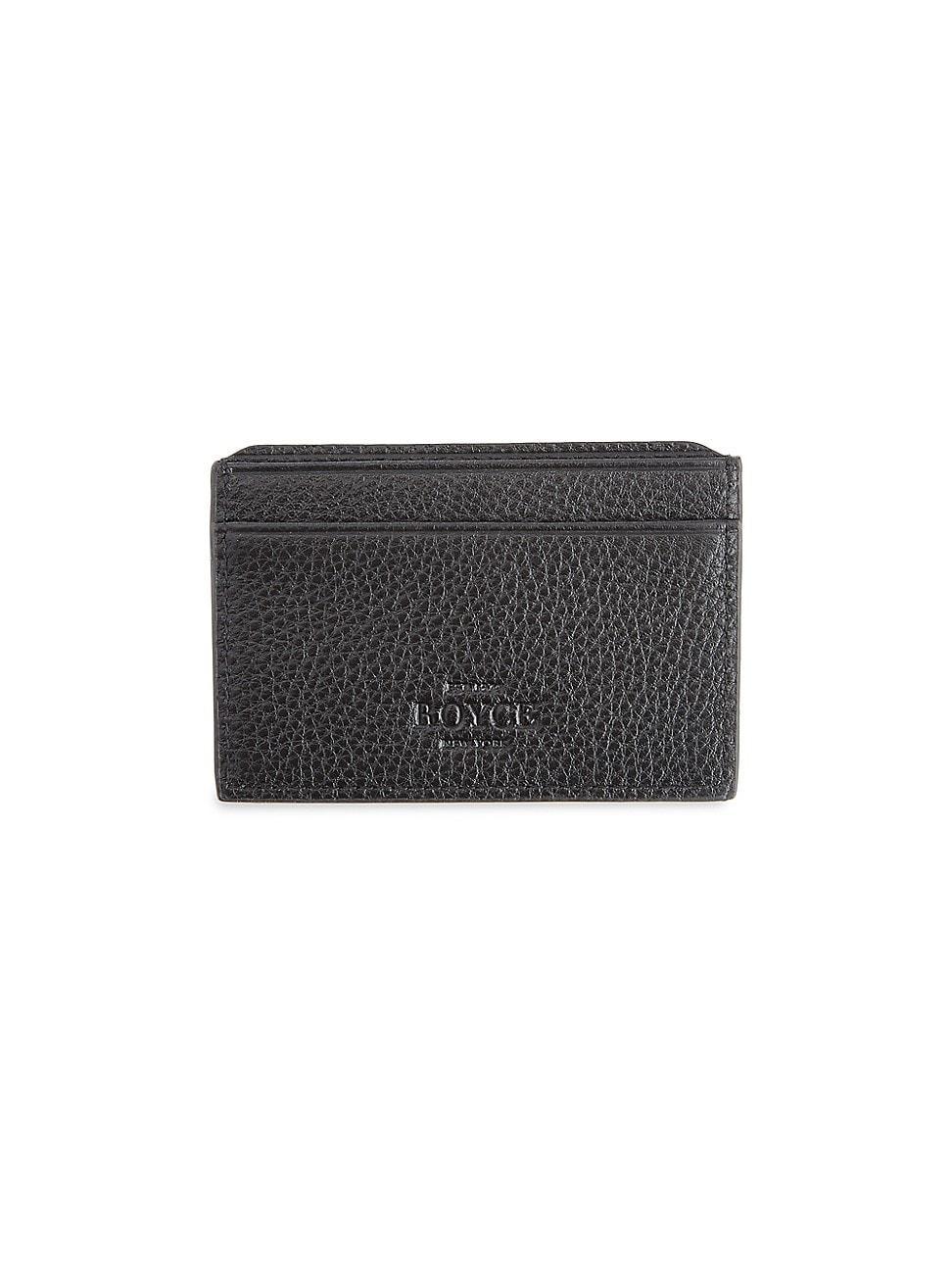 Womens RFID-Blocking Leather Card Case Product Image