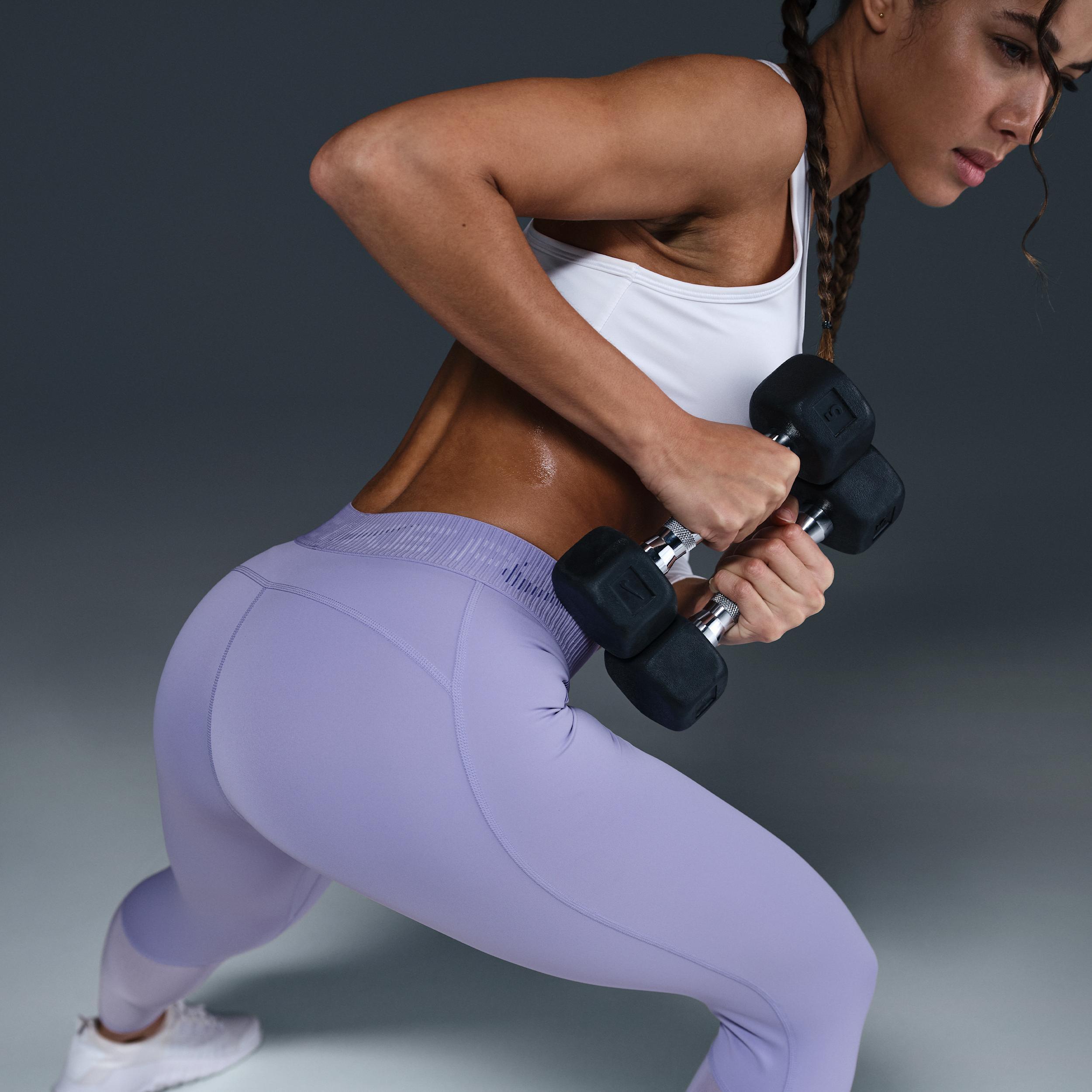 Women's Nike Pro Mid-Rise 7/8 Graphic Leggings Product Image