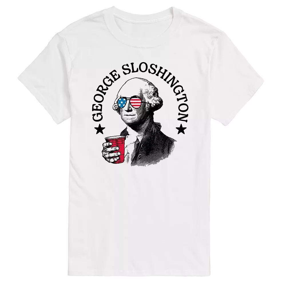 Big & Tall George Sloshington Tee, Men's,  Product Image