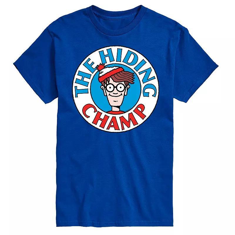 Mens Wheres Waldo The Hiding Champ Graphic Tee Product Image