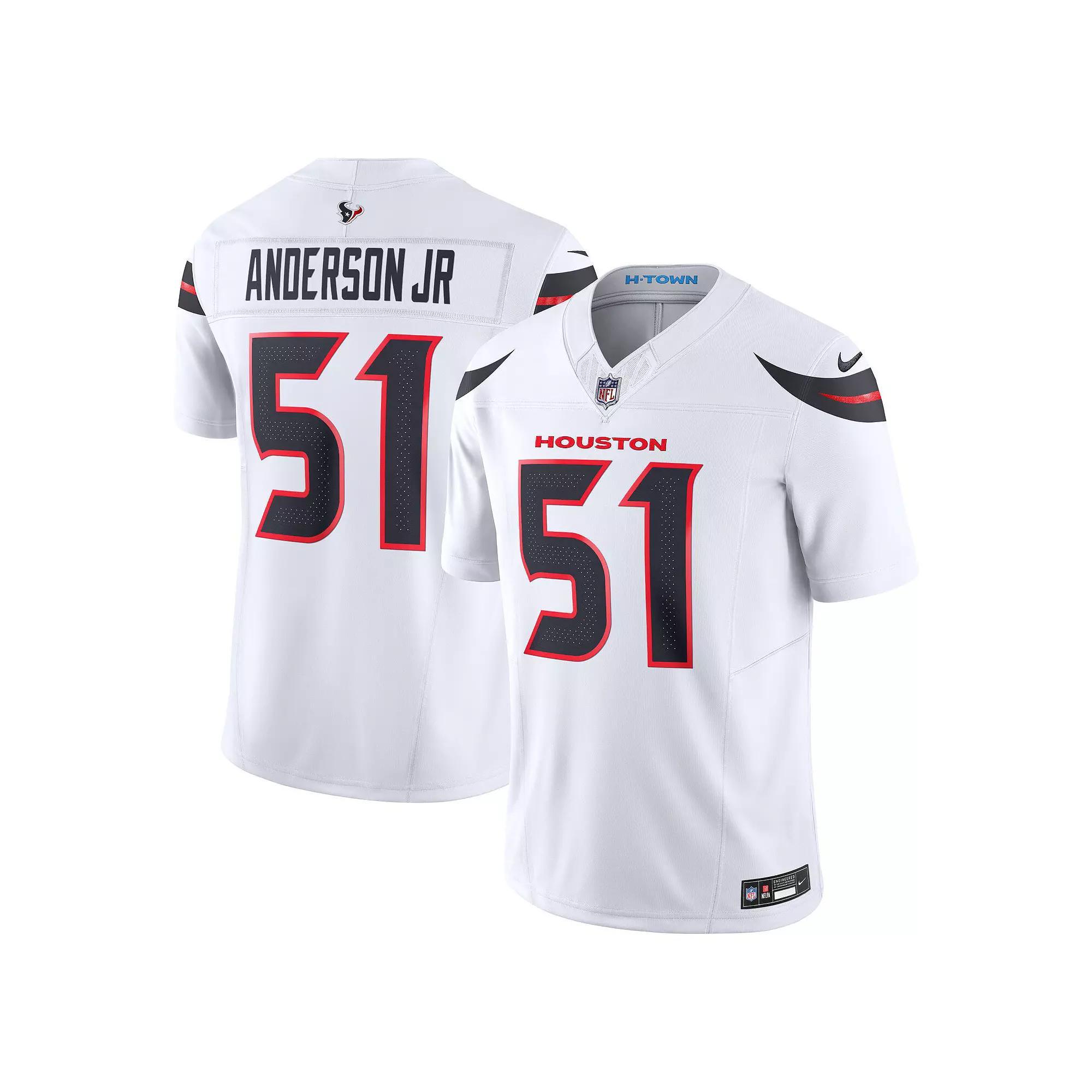 Men's Nike Will Anderson Jr. White Houston Texans Vapor F.U.S.E. Limited Jersey, Size: Small Product Image